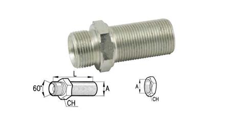 HYDRAULIC STUD FITTING MALE BSP EXTENDED  3/4