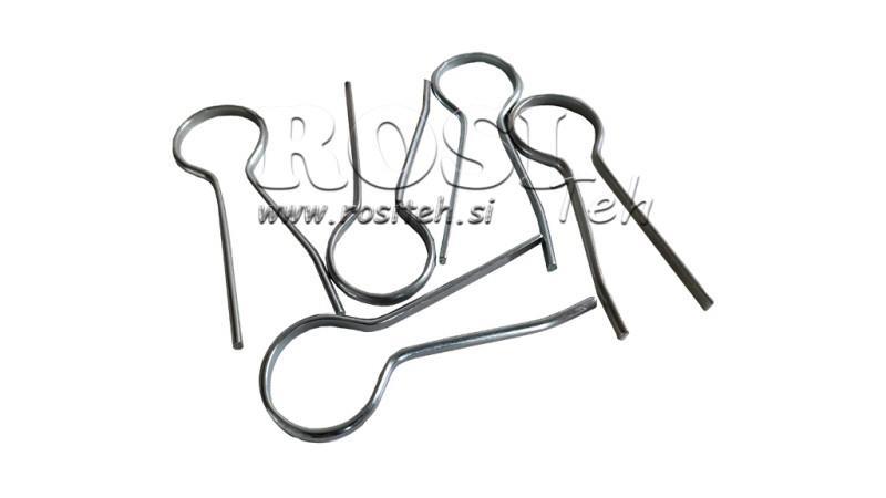 PACK OF SAFETY FORK CLIPS 3x1,5 (5pcs)