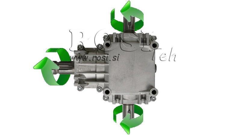 KOTNI REDUKTOR PTO-R22T 1:2 (23HP-17kW)