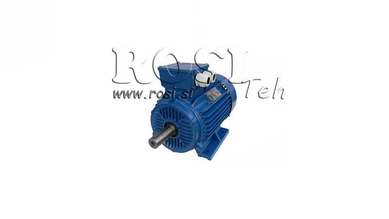 1,1kW-ELEKTROMOS MOTOR MS 80 2-2_2770vrt 3Faz lábak-B3