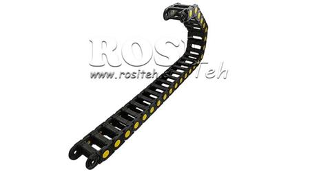 DRAG CHAIN FOR HYDRAULIC HOSES CK25a (height 25mm-width 60mm)