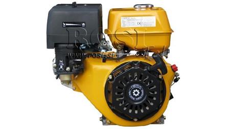 benzínový motor EG4-420cc-9,6kW-13,1HP-3.600 U/min-H-KW25x88.5-manuálny štart