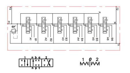 HIDRAVLIČNI VENTIL 6xPC100