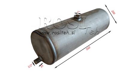 OIL TANK OUT OF METAL 16lit  Dia.200-550mm