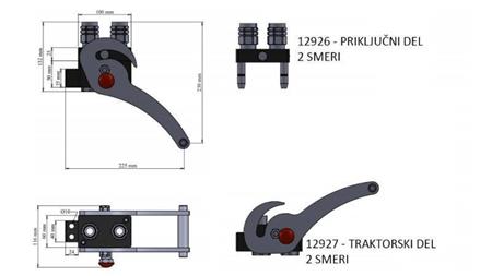 MULTI-FASTER COUPLINGS 2wie BSP1/2  SET NEW TYPE