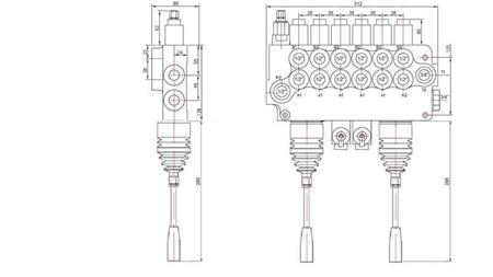 HID. VENTIL 6xP80   2x JOYSTIC