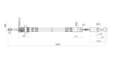 LANOVOD L=2500 - guľa