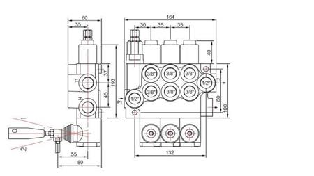 HYDRAULIC VALVE 3xP40