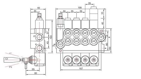 HYDRAULIKVENTIL 4xP40 + SCHWIMMSTELLUNG