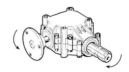 ANGULAR REDUCTOR FOR CIRCULAR SAW - RIGHT