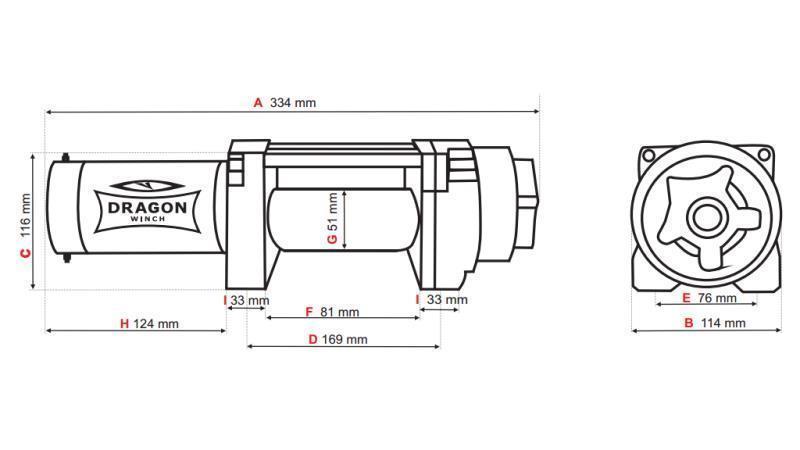 12 V VERRICELLO ELETTRICO DWH 3500 HD - 1588 kg