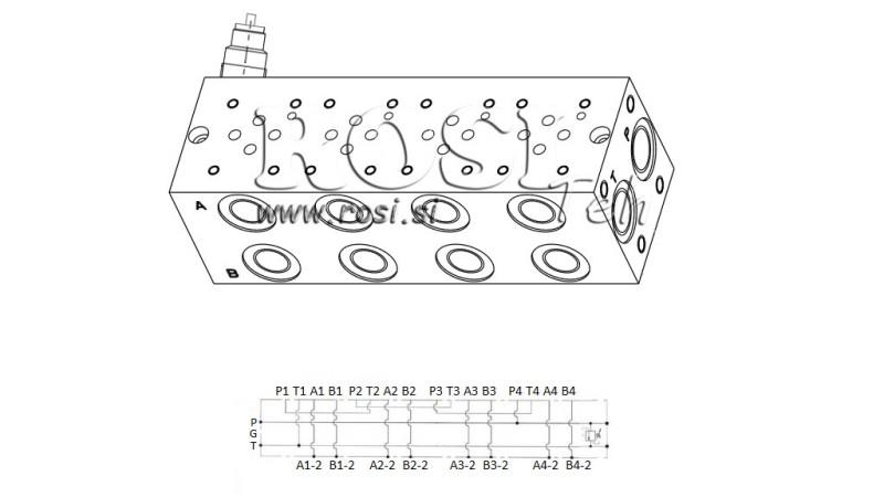 IN SERIE PIEDE CETOP3 NG6 4M IN SICUREZPER