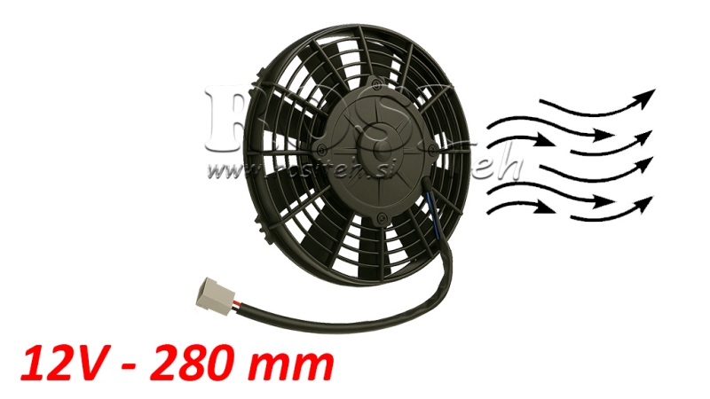 VENTILADOR AXIAL 280MM PULL 12V