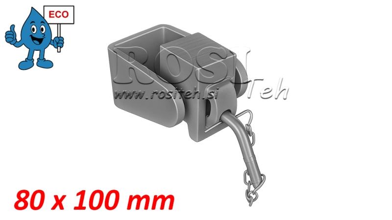 BILLENŐ PLATÓTARTÓ VILLÁS 80X100 MM ECO