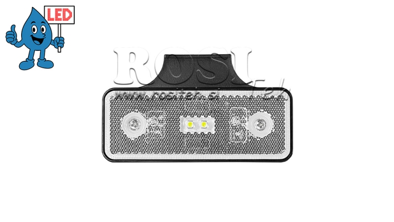 LED POZIČNÉ SVETLO BIELE 12V