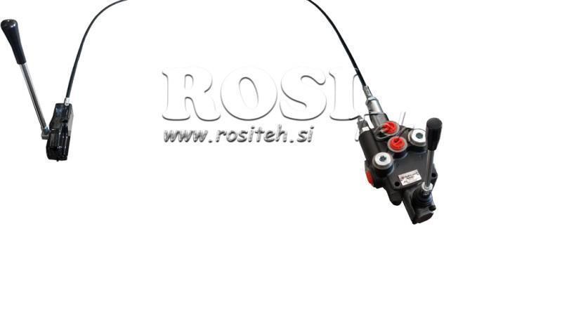 JOYSTICK DVOJNA ROČICA 3 met. HIDRAVLIČNI VENTIL 1xP80 lit.