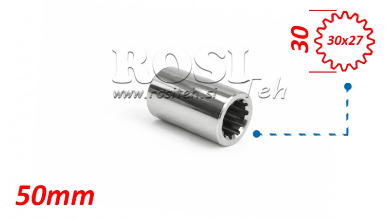 ADAPTADOR P.T.O. 30x27 - 16 DIENTES