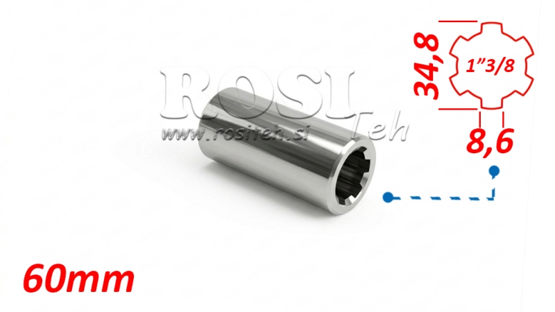 KARDANSKI NASTAVAK PUŠA 1”3/8 L=60