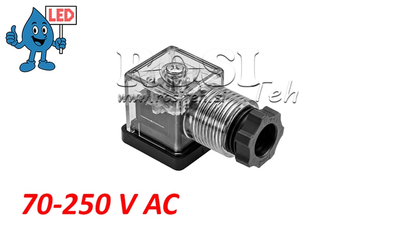 LED CONNETTORE ELETTRICO 70-250 V AC