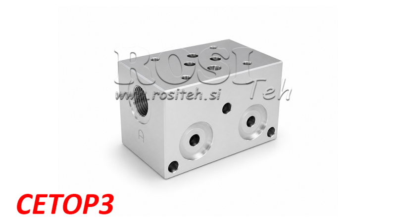BASIS CETOP3 DO MINI JEDNOSTKI ZASILAJĄCEJ HYDRAULICZNIE