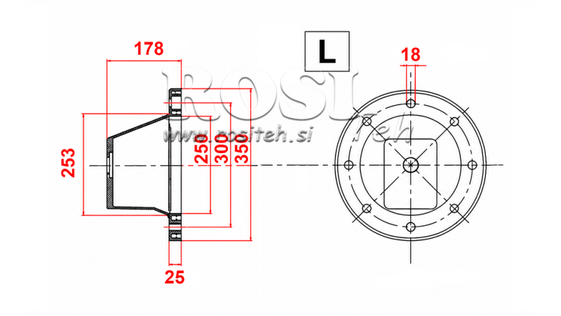 HIDRAVLIČNA PRIROBNICA - ZVON LS350-L3511 (EM11-22kW/GR2)