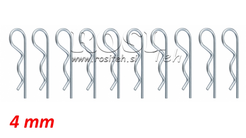 LÅSEPINNE 4 MM (10 STK)
