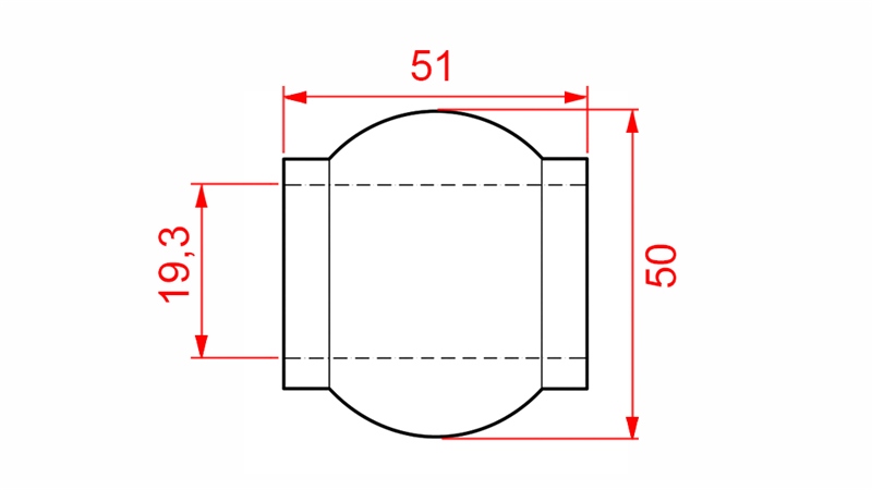 SFERA PER BRACCIO 50/19,3