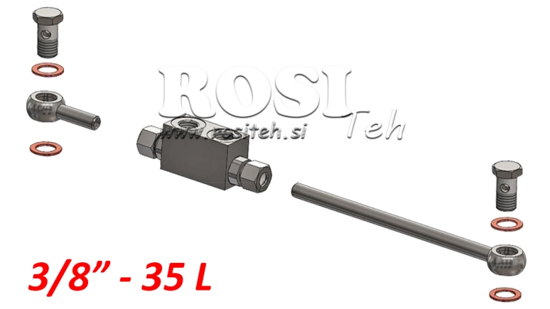 BLOCK VALVE VBPDE 3/8 - 35LIT WITH HOSES