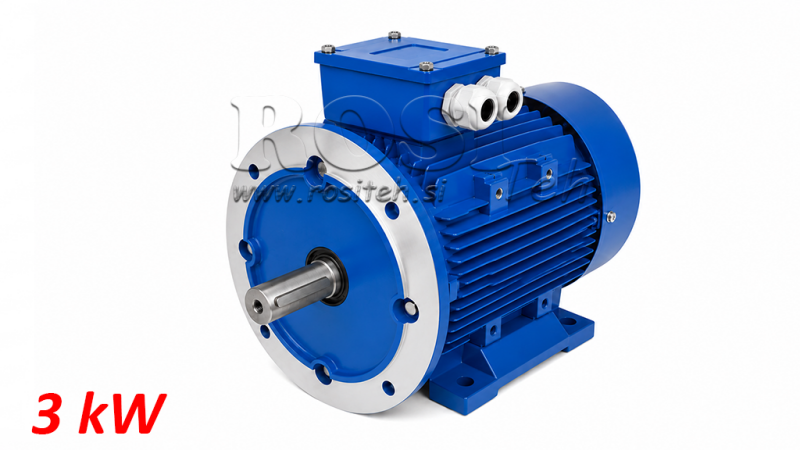 3kW-MOTORE ELETTRICO MS100L2-4_1420giri 3fasi gambe+flangia-B3B5