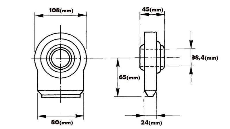 welded flat bearing category 3 fi 38.4/80