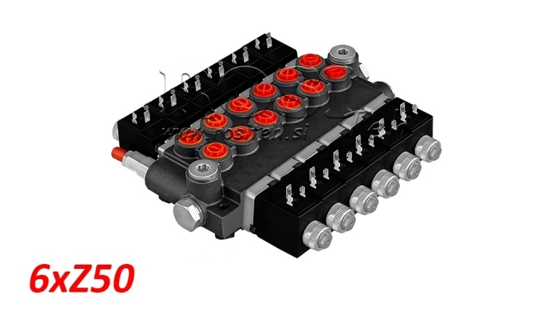 ELEKTROHYDRAULICKÝ MONOBLOKOVÝ VENTIL 6xZ50