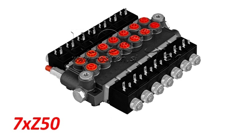 ELEKTROHYDRAULICKÝ MONOBLOKOVÝ VENTIL 7xZ50