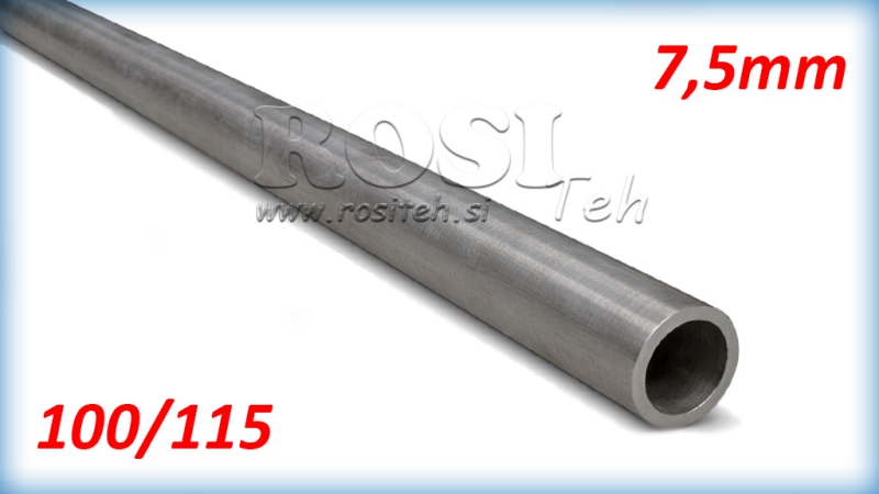 HONED TUBE H9 FOR HYDRAULIC CYLINDER 100/115 - 7,5mm (1000mm)