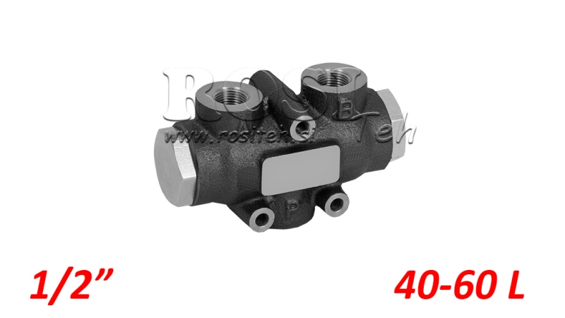 HIDRAULINIS DISTRIBIUOJANTIS VOŽTUVAS SRAUTO V01006 40 - 60 LIT - 1/2 - 250 BAR (MAX.300 BAR) V-EQ30