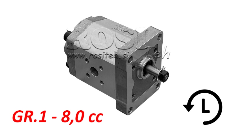 HYDRAULICKÉ ČERPADLO GR.1 8.0 CC LEVÉ - FLANGE