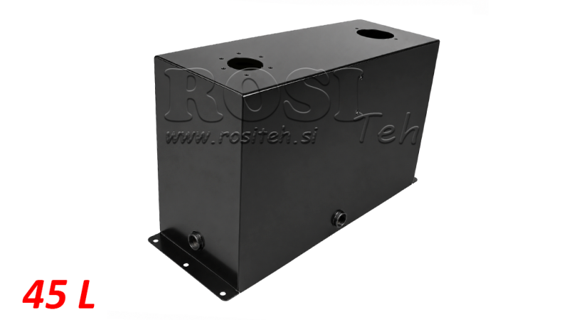 FÉM TARTÁLY 45 LITER KOCKA 400X255X600mm  ELŐKÉSZTÍTÉS VISSZA FOJÁSU SZÜRŐNEK