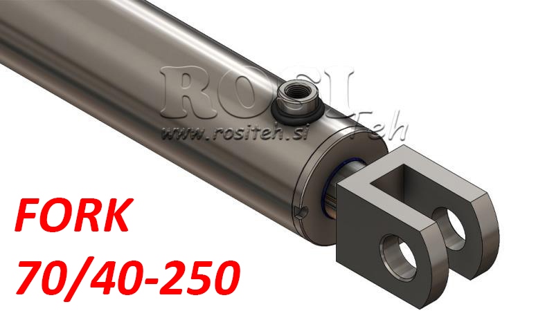 HYDRAULISYLINTERI FORK 70/40-250