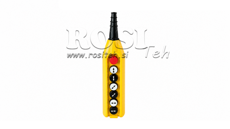 REMOTE CONTROL SWITCH SET 6 BUTTONS IN HOUSING WITHOUT CABLE