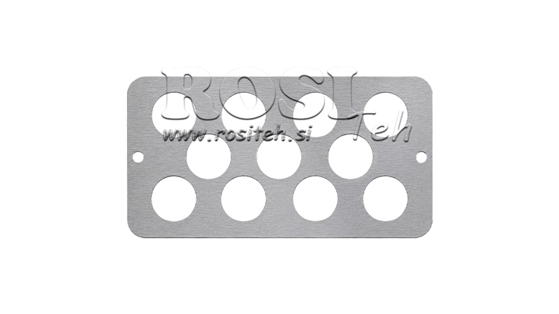 PIASTRA IN ALLUMINIO PER JOYSTICK ENERGO 11 BUCHI