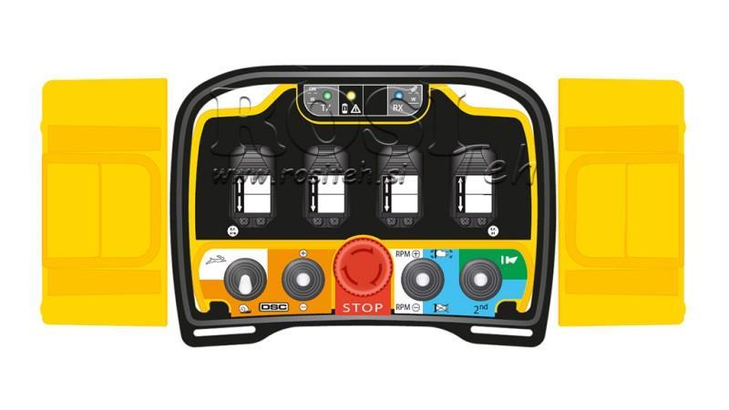 ZDALNE STEROWANIE RADIOWE - PROPORCJONALNE - ZEUS2 M4 10013 Standard