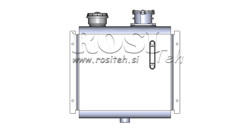 METAL TANK TOP 80 LIT 360X500X500MM