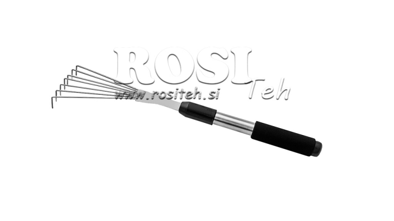 RASTRELLO PICCOLO CON MANICO IN ALLUMINIO