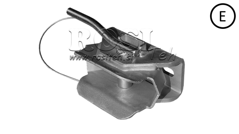 POŁĄCZENIE MONTAŻOWE PÓŁOKRĄGŁE STAŁE - CERTYFIKAT E