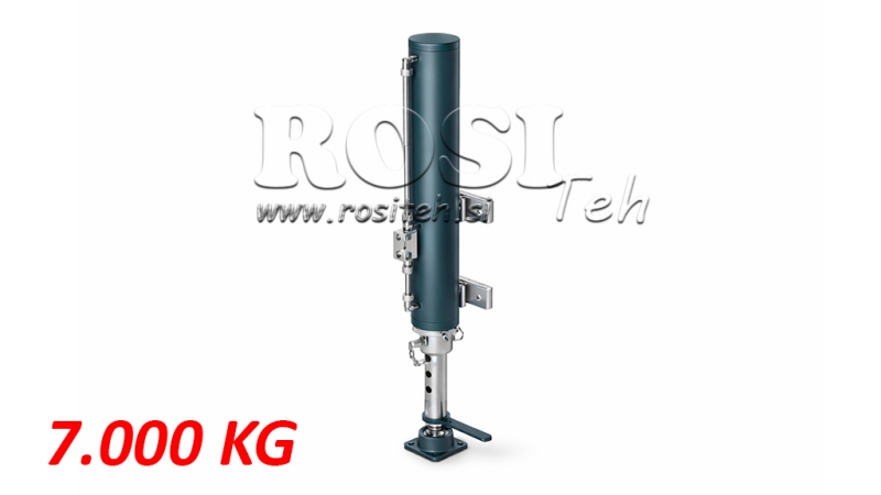 DVOJČINNÁ HYDRAULICKÁ PODPORNÁ NOHA (Φ105x750 mm) - ZDVIH 500 mm - 7.000 kg