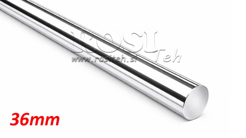 VERCHROMTE KOLBENSTANGE FÜR HYDRAULIKZYLINDER C45 - 36mm (1000mm)