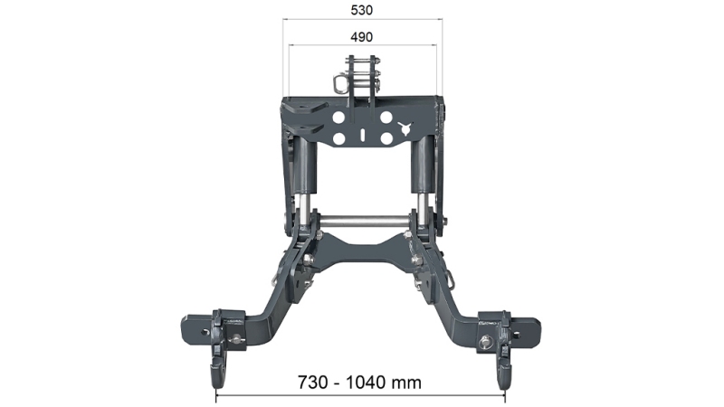 UNIVERZALNI KIT PREDNJA ČELNA HIDRAVLIKA FLEX 2KAT ZA TRAKTOR 1500kg