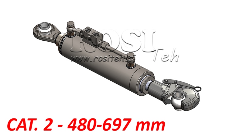 TELESKOPSKA HIDRAVLIČNA POTEZNICA AVTOMATSKA - 2 KAT. 480-697mm (45-95HP)(25,4)