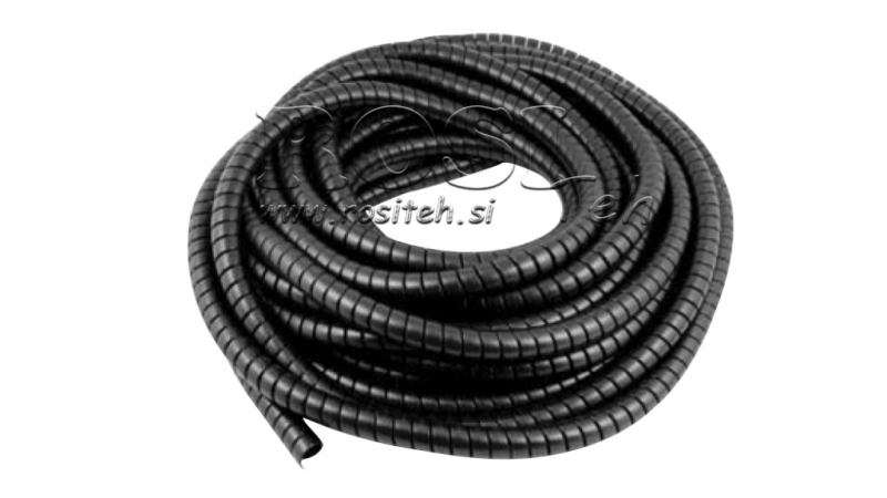 Hama Passacavi Tubo flessibile a spirale Black 00220997