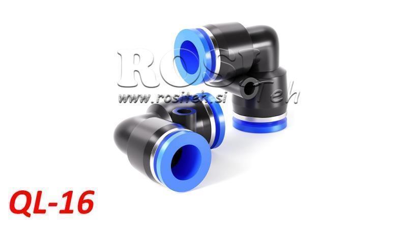 PNEUMATICKÝ ZÁVITOVÝ KONEKTOR TPA BEZ VLÁKNA QL-16