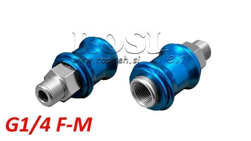 VALVĂ PNEUMATICĂ MANUALĂ SLIDING 3/2 PRRS G1/4 F-M